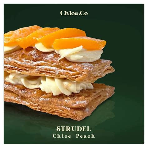 chloe co peach strudel.